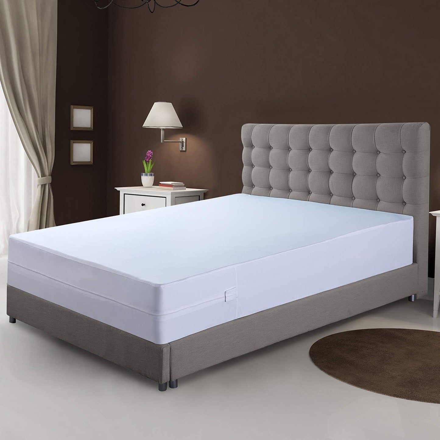 Utopia Bedding Mattress Protector Zippered King Size, 100% Waterproof