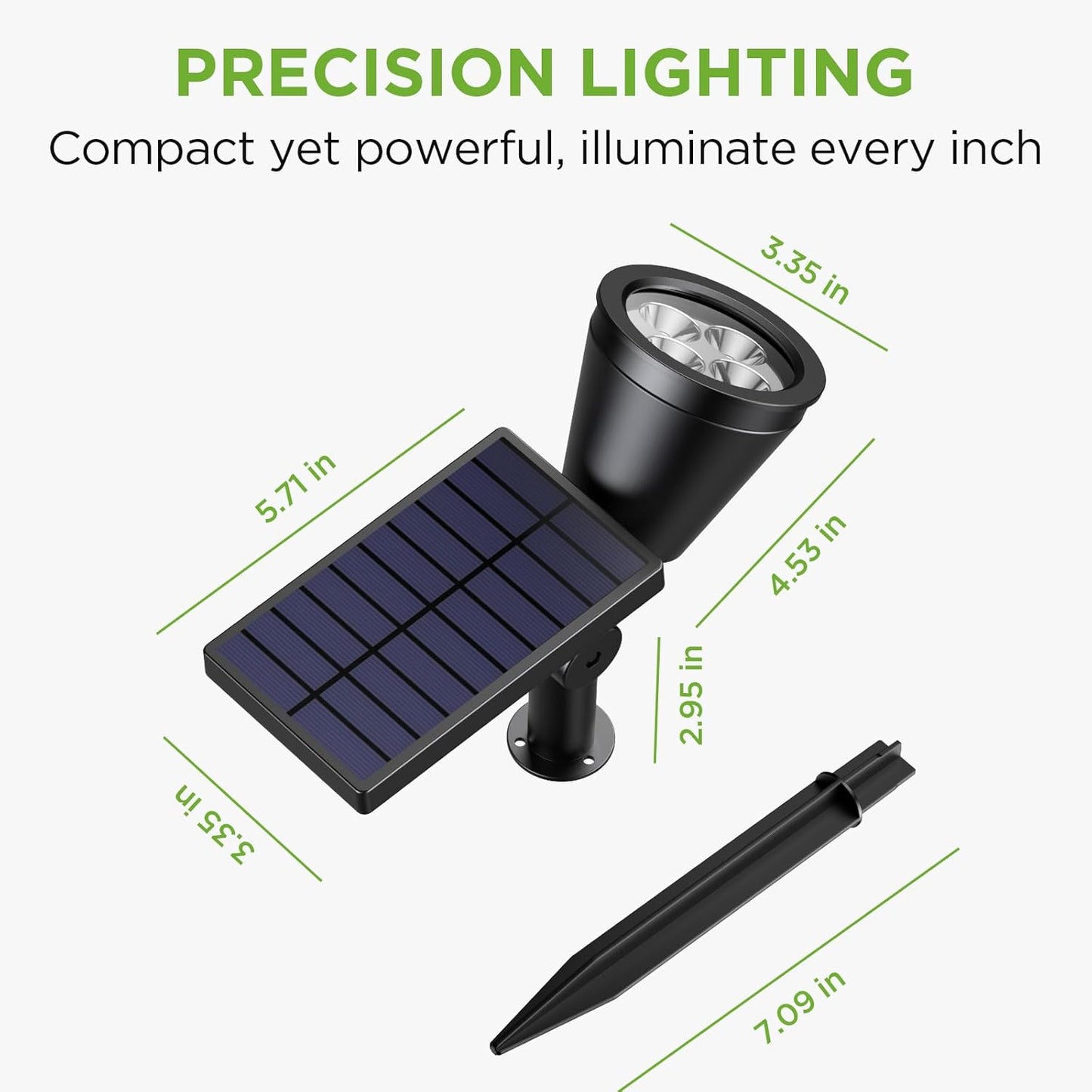 InnoGear Solar Lights Outdoor Waterproof Solar Garden Light for Outsid