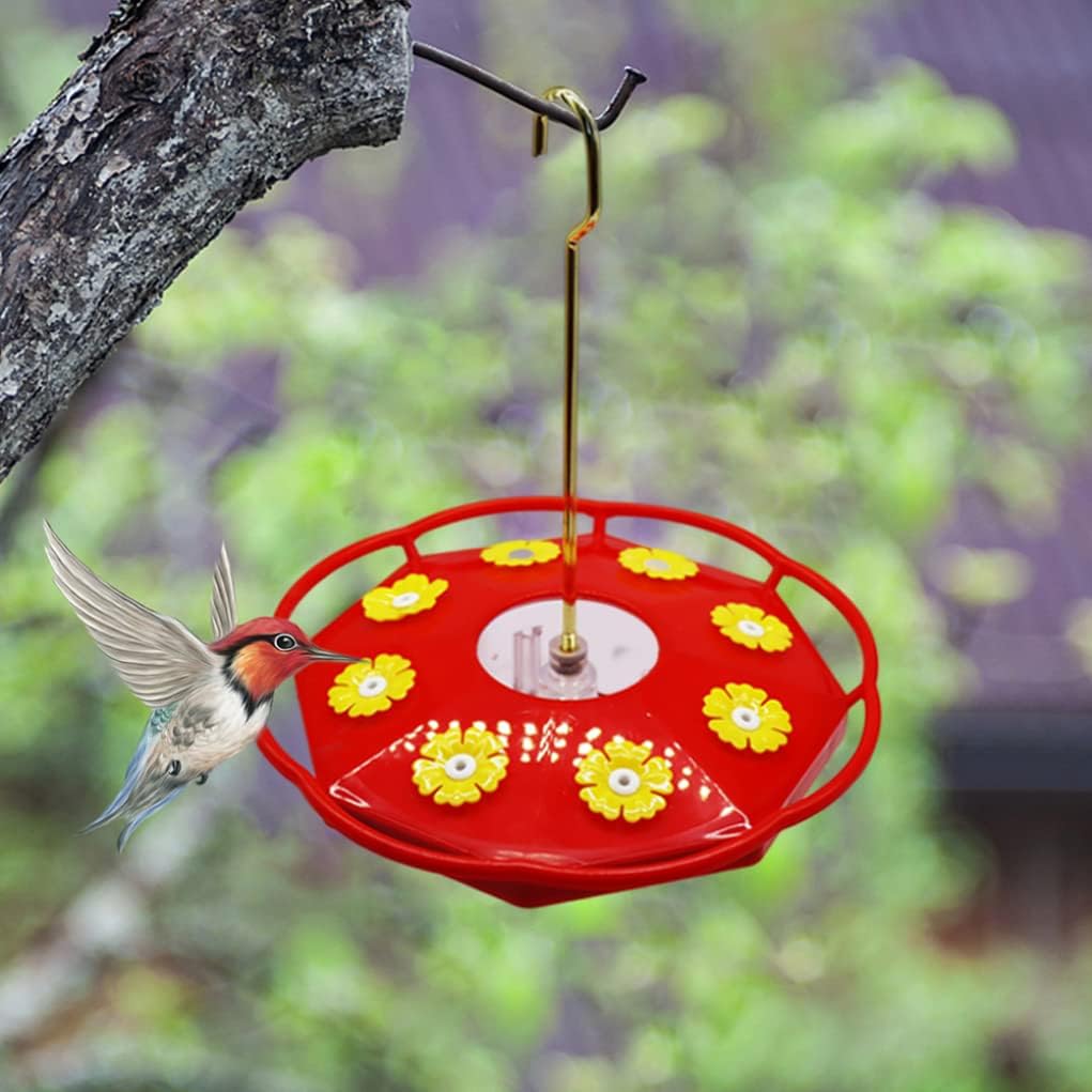 Hummingbird Feeders Hanging Wild Bird Feeder Humming Bird Feeding Station for Outdoor Garden Style 2, Backyard Decor