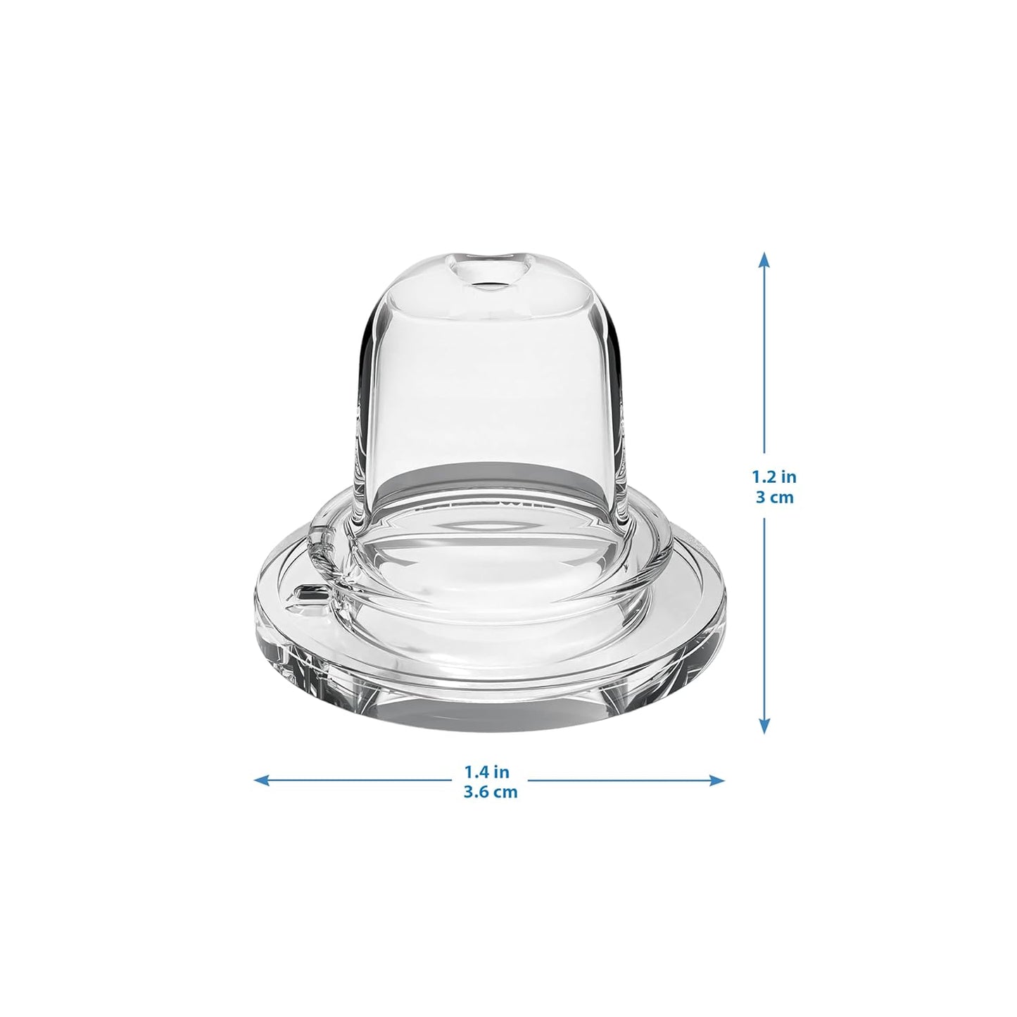 Dr. Brown’s Milestones Options+ Sippy Spouts, 2-Pack Narrow, Soft 100% Silicone Baby Bottle Sippy Spout, 6m+