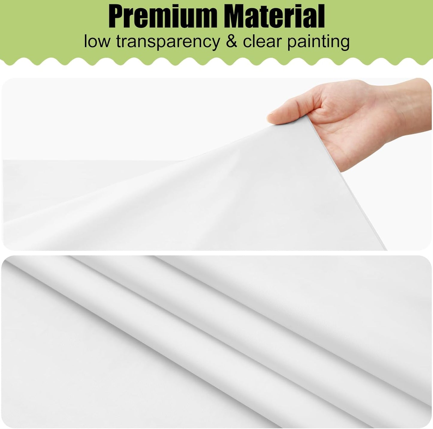 Smiry Disposable Table Cloth - 6 Pack, 54 x 108 Inch Waterproof Rectan