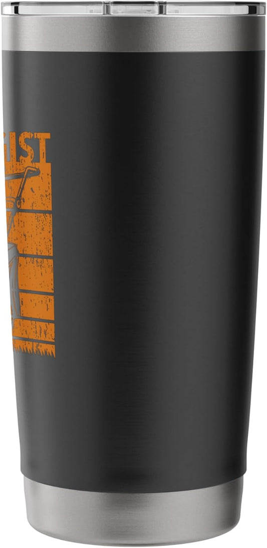 Mowologist Lawn Mower Funny Gardener Gardening Lovers Outfit Stainless Steel Insulated Tumbler
