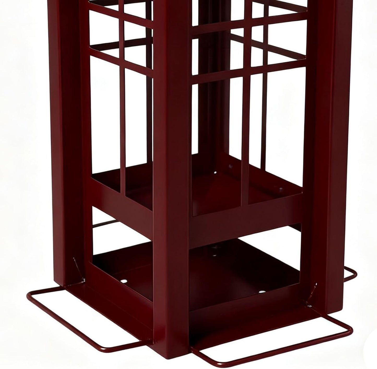Metal Wild Bird Feeders, Squirrel-Proof 43x32x20cm Feeding House for Hummingbirds, Finches, Sparrows, Perfect for Yard, Patio, Porch, Park, Balcony