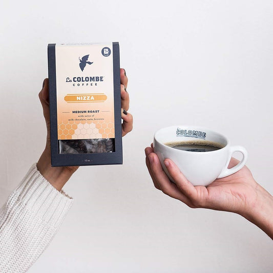La Colombe Nizza Medium Roast Whole Bean Coffee - Notes of Milk Chocol
