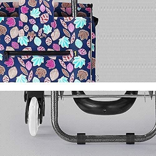Tri-Wheel Foldishoppitrolley Lightweight Stair Climbicart with Waterproof Bag for Indoor/Outdoor/Travel/Office