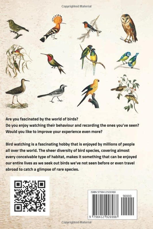 Bird Watching Journal: Log Book For Birders And Bird Watcher Gifts For Ornithologists, 6" x 9" Size