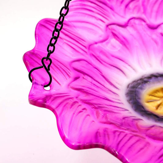 Hanging Tray Bird Feeders for Outside, Flower Shape Bird Feeder Tray,