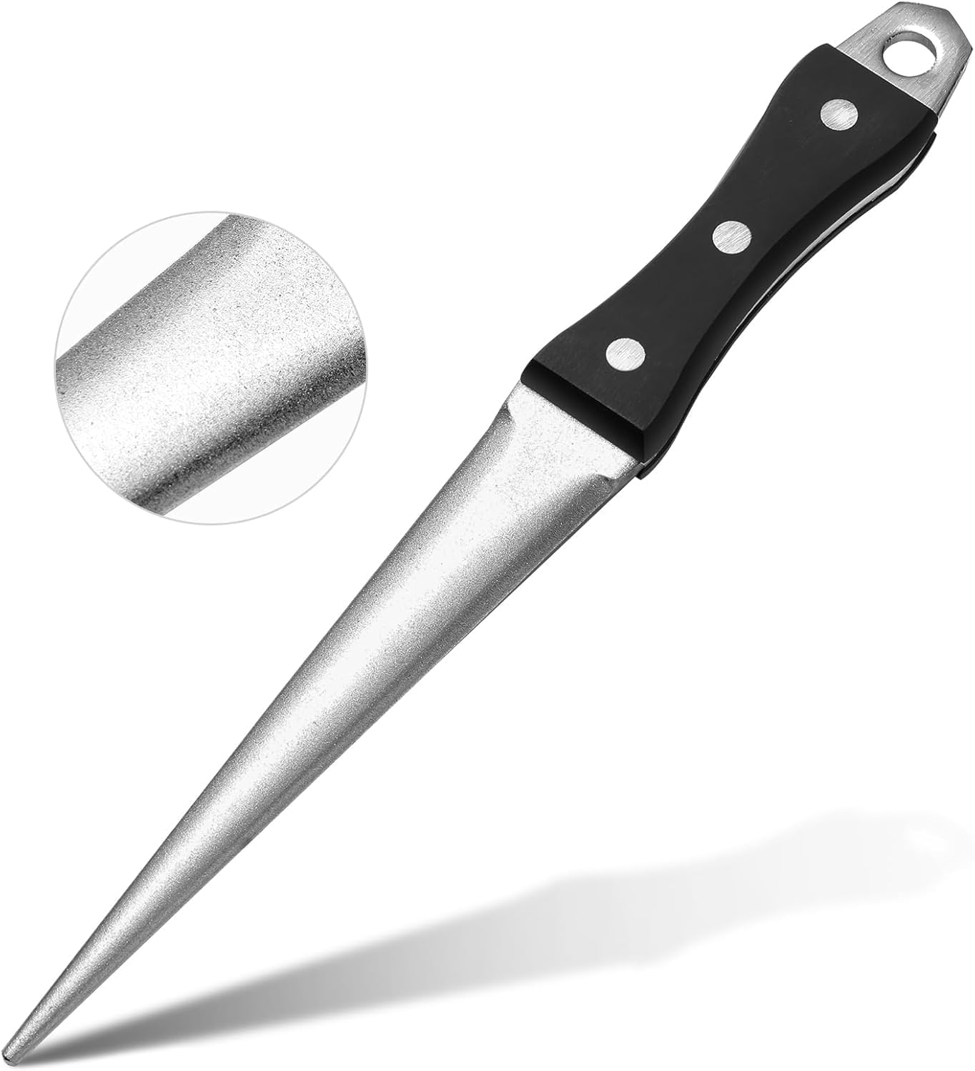 Hoof Knife Sharpener, 10.43 Inch Diamond Honing Rod for Farrier Tools,