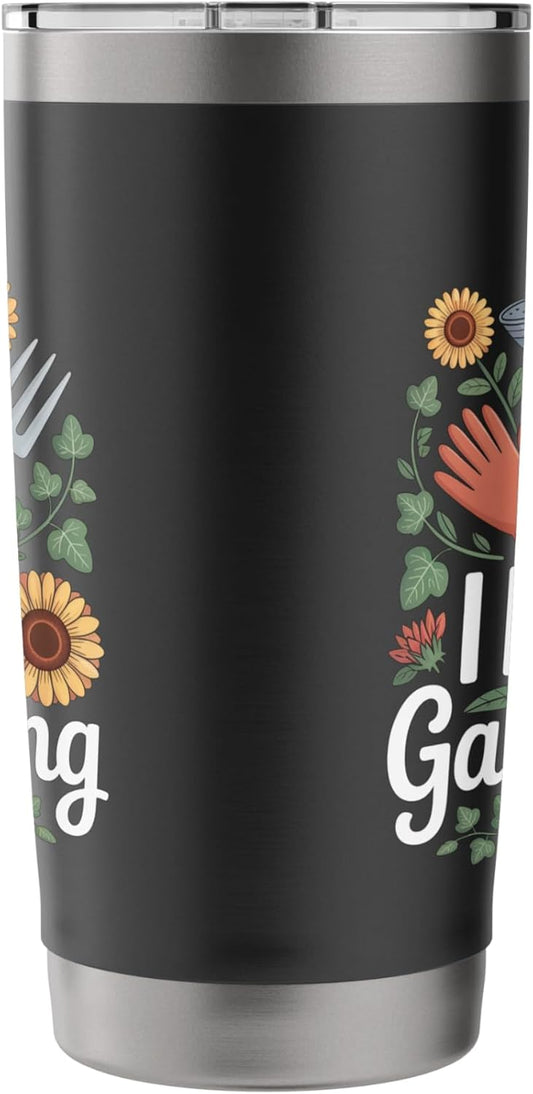 I Love Gardening Garden Tools Sunflowers Stainless Steel Insulated Tum