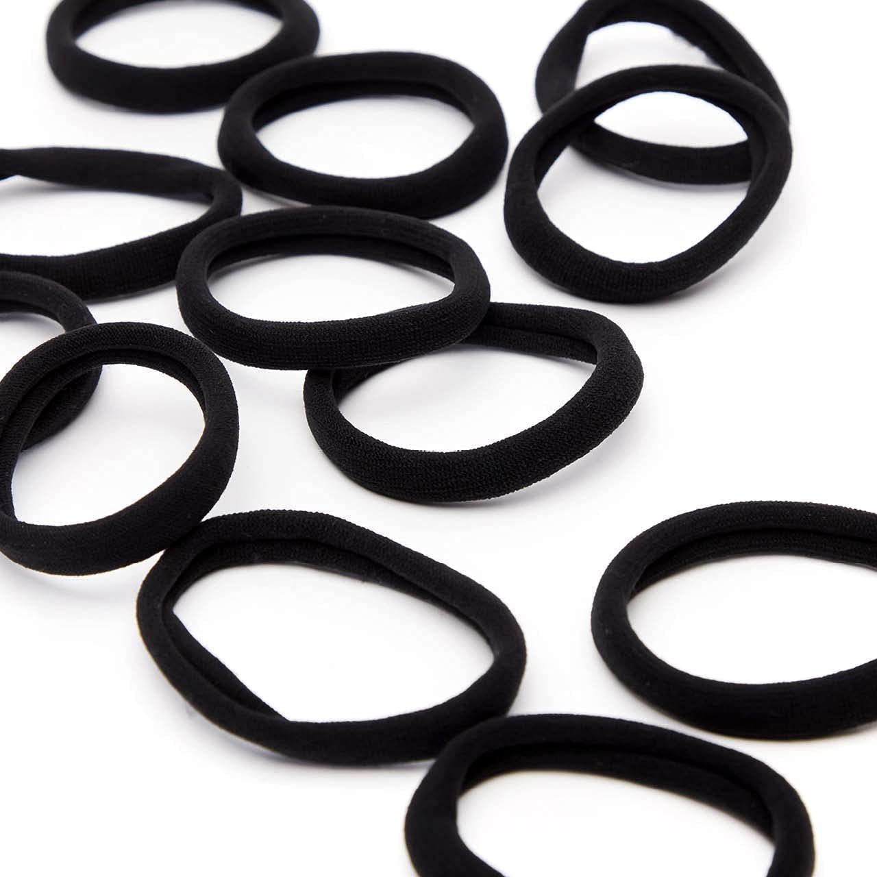 Kitsch Nylon Hair Ties No Damage - Stretchable Hair Bands for Strong A