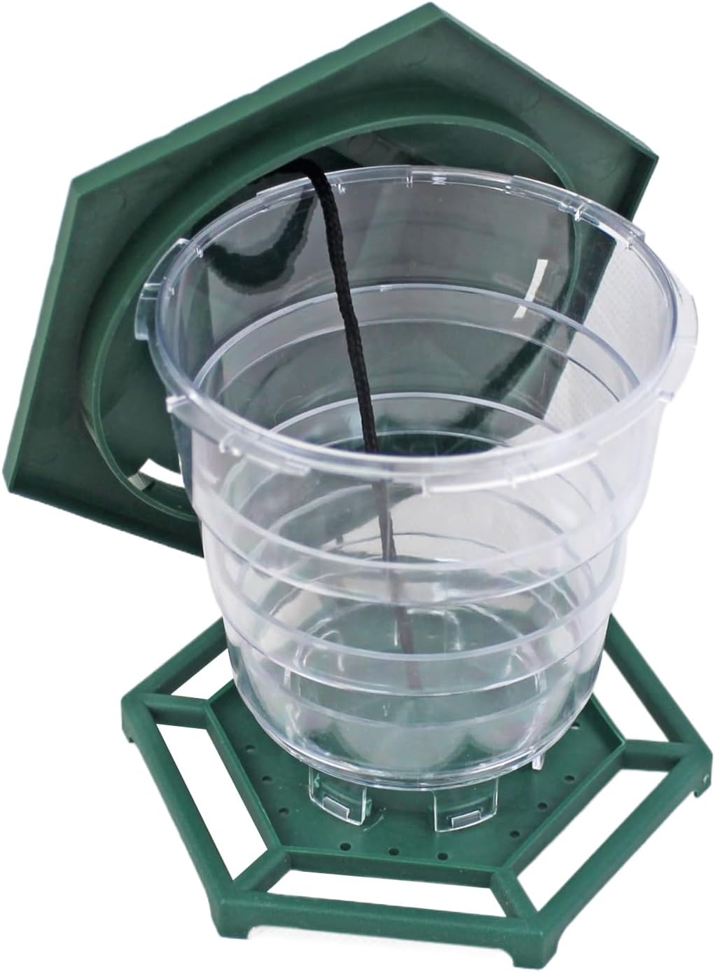 Bird Feeder - Weather Proof Feeding Bowl, Wild Birds Feeders for Backyard, Garden, Patio, Deck, Balcony Railing, Winter Birdwatching, Outdoor Hanging or Mounted Bird Feeding Station