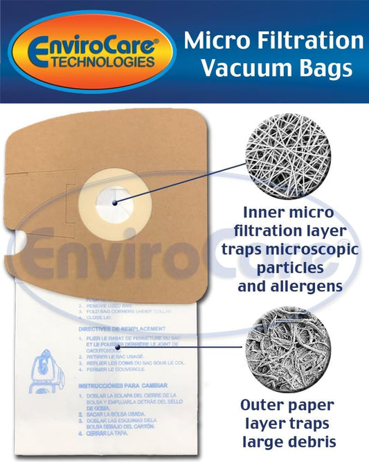 Envirocare Premium Replacement Multi-layer Micro Filtration Vacuum Bag