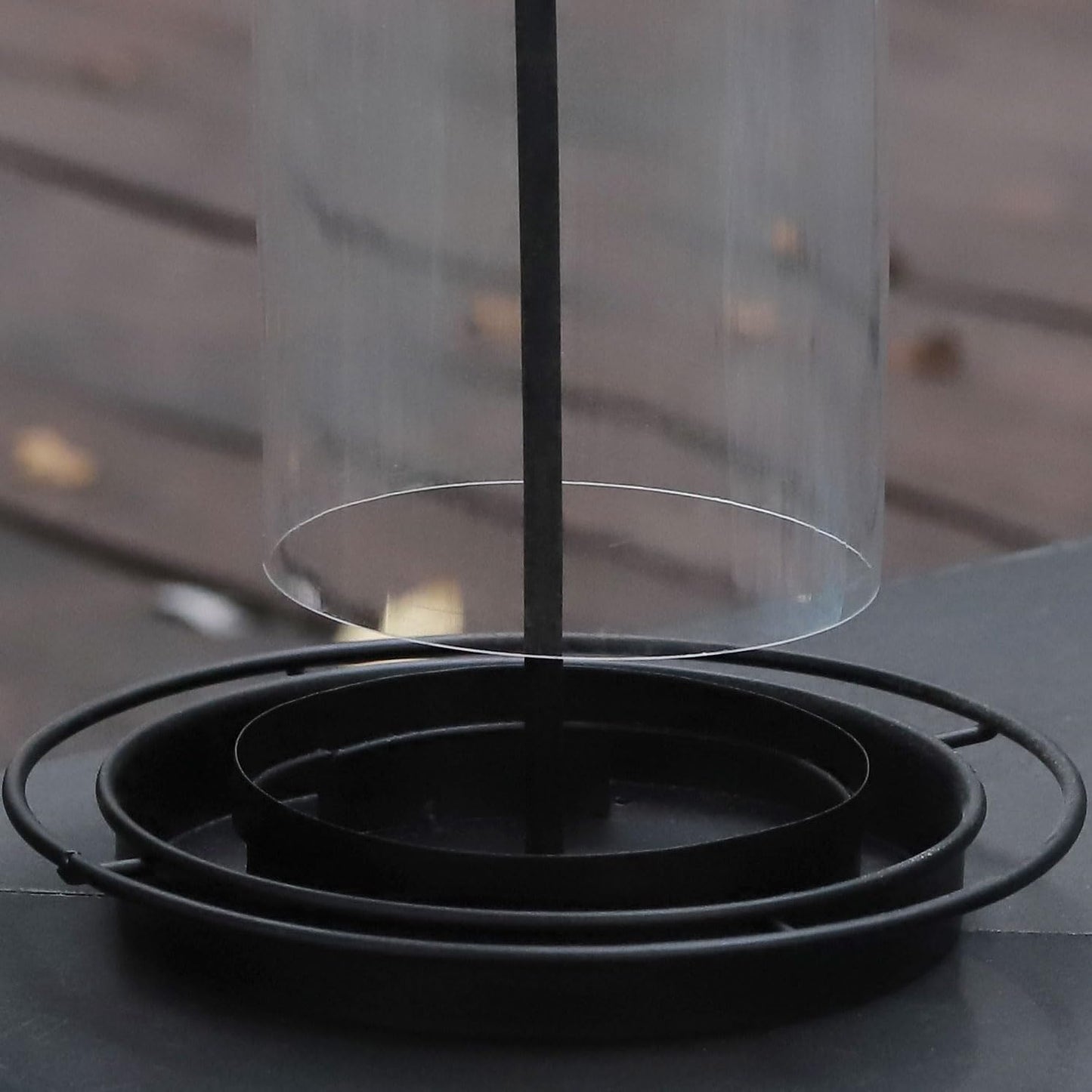 Bird Feeders for Outdoors,Hanging Bird Feeder with Locking Lid, Metal
