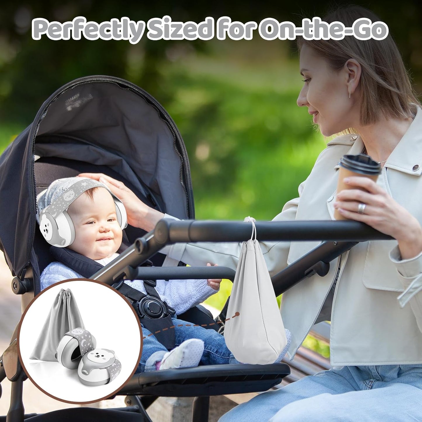 Baby Noise Cancelling Earmuffs,Infant Headphones for Babies 0-36 Month