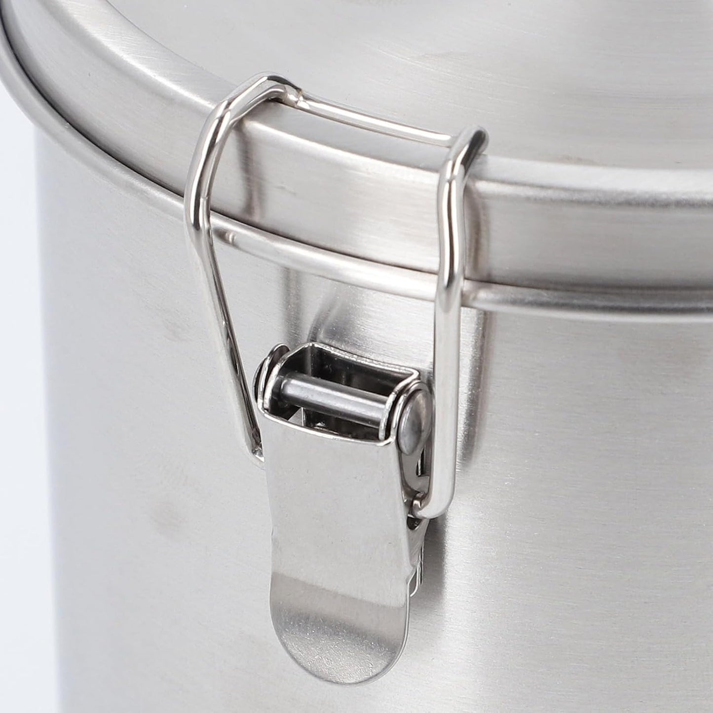 Zerodis Pet Food Storage Container, 304 Stainless Steel Airtight Food Container Canister Cat Dog Food Container Holder Versatile Leakage Proof Storage Bin (1600ML)