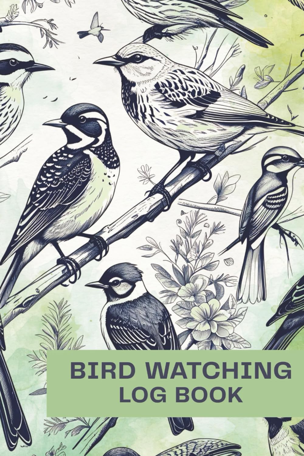 Bird Watching Log Book: Record birds, habits, climate,and more | 6x9 inches, 145 pages | great gift for bird watchers, photographers and nature lovers.