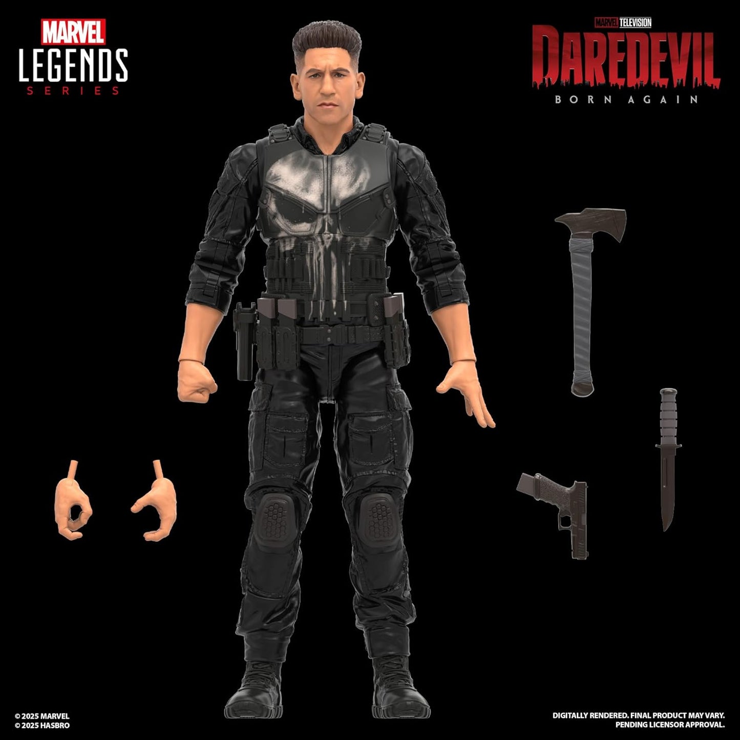 Marvel Legends Series Daredevil: Born Again Punisher Collectible 6-Inc