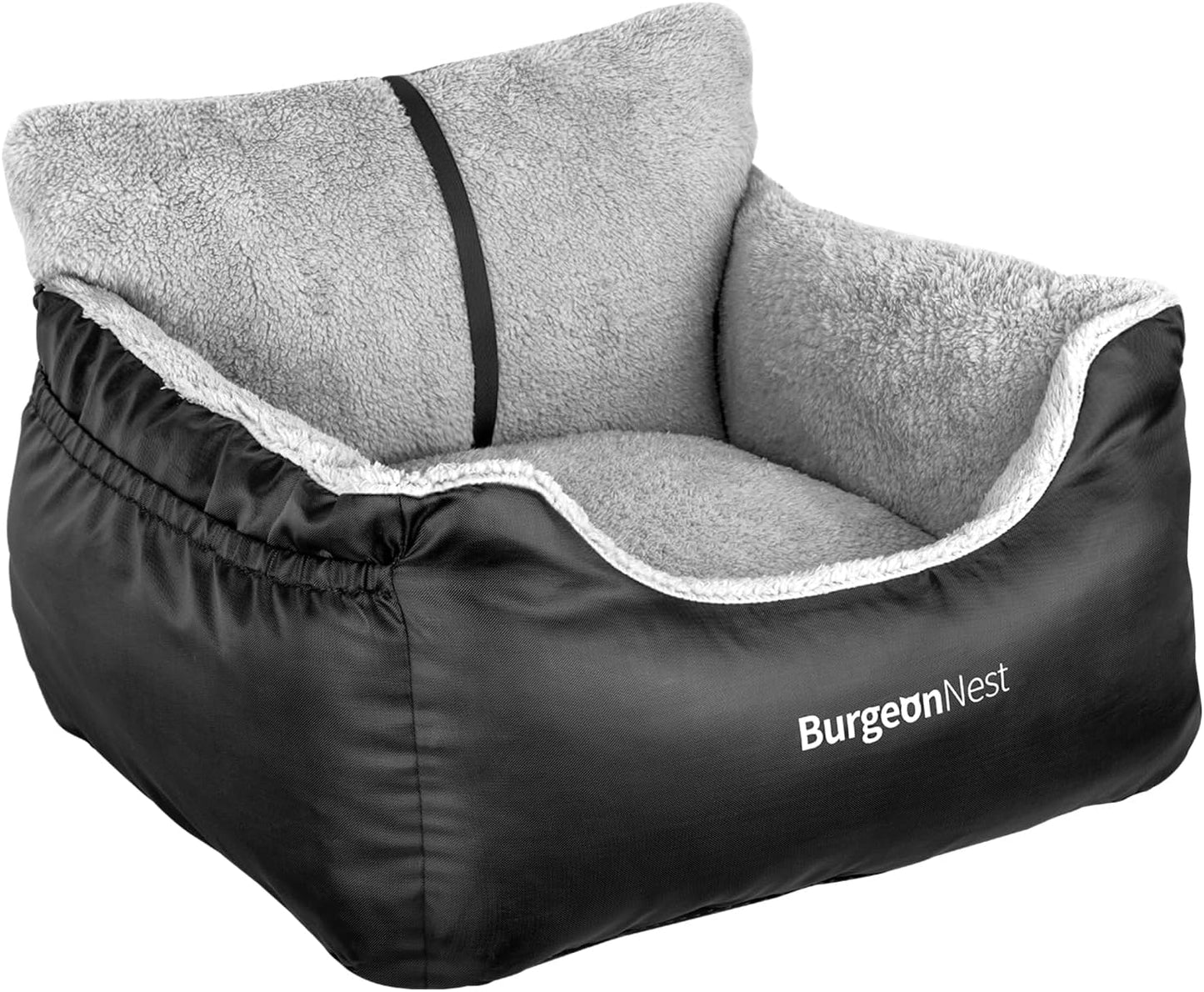 BurgeonNest Dog Car Seat for Small Dogs, Soft Pet Car Travel Home Bed