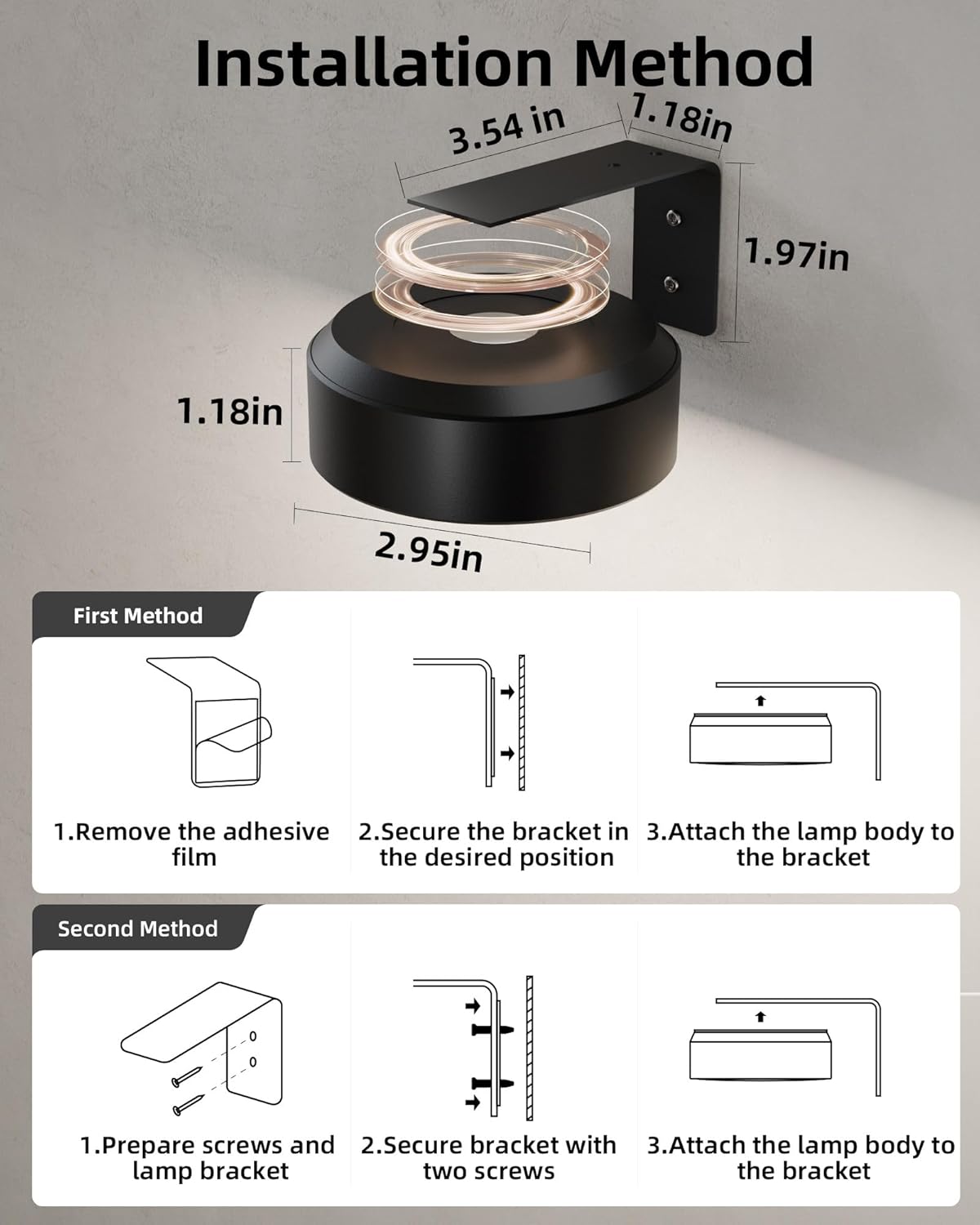 EZVALO Picture Lights for Wall, 2000mAh Rechargeable Battery Magnetic Poster Lights with 3 Color Temps & 12 RGB, Remote Dimmable Timer Painting Light, Wall Decor Light for Art Display, Frame (3 Pack)