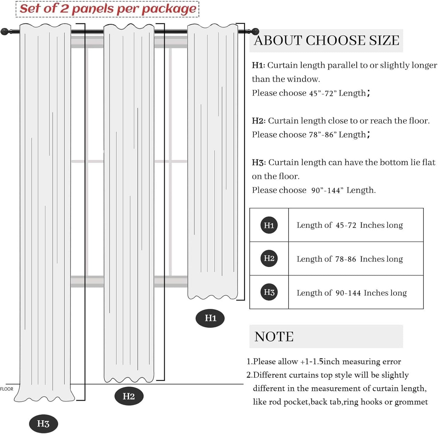 Natural Linen Back Tab Curtains 84 Inch Length for Living Room 2 Panel Pocket Drape Light Filtering Semi Sheer Neutral Country Rustic Farmhouse Boho Curtain Bedroom Muslin Look Ivory Cream Colored