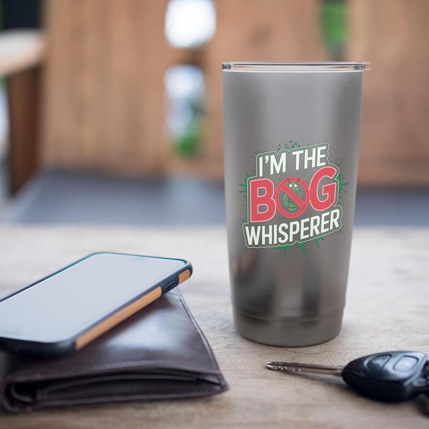 Bug Whisperer Exterminator Pest Control Stainless Steel Insulated Tumbler
