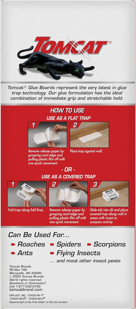Tomcat Household Pest Glue Trap, 4-Pack