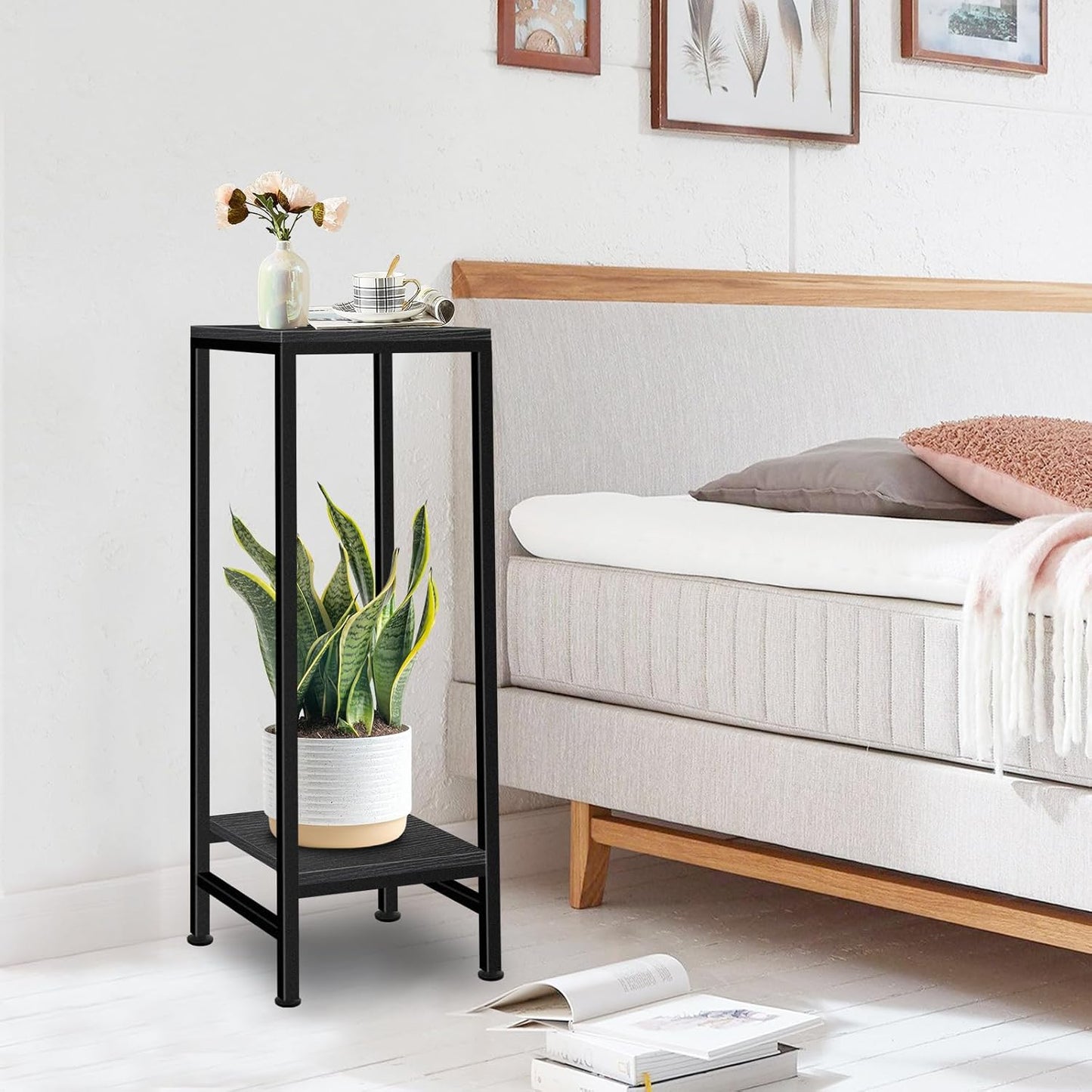 Plant Stand Indoor, Tall Plant stands for Indoor Outdoor Plants, 2 Tie