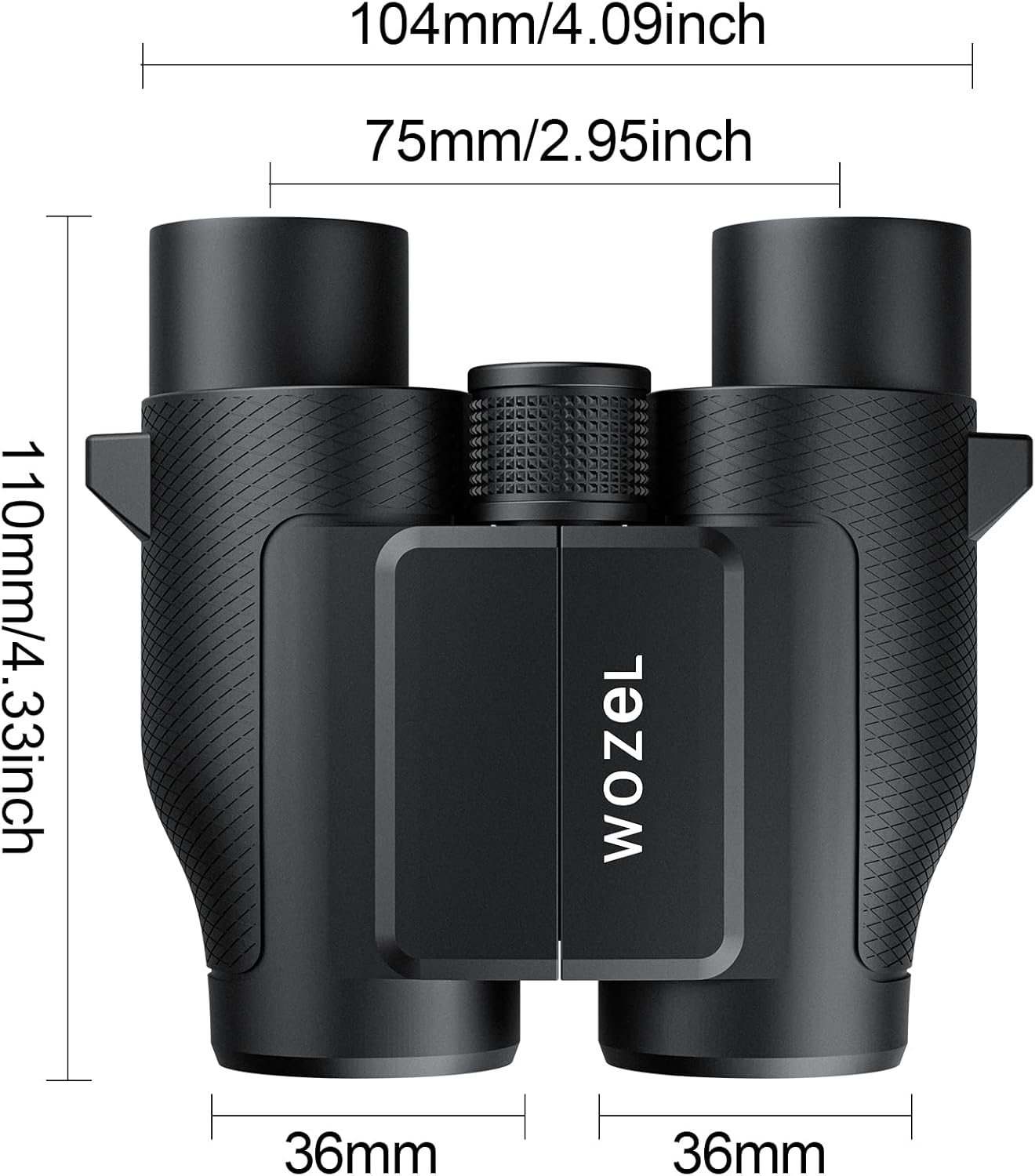 20x25 Compact Binoculars for Adults and Kids - WOZEL HD Small Binocular Easy Focus - Lightweight High Powered Binoculars for Bird Watching Travel Hunting Sightseeing Gifts