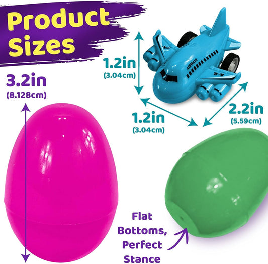 stargo 16 Pack Colorful Prefilled Easter Eggs bulk with toys - mini Ai
