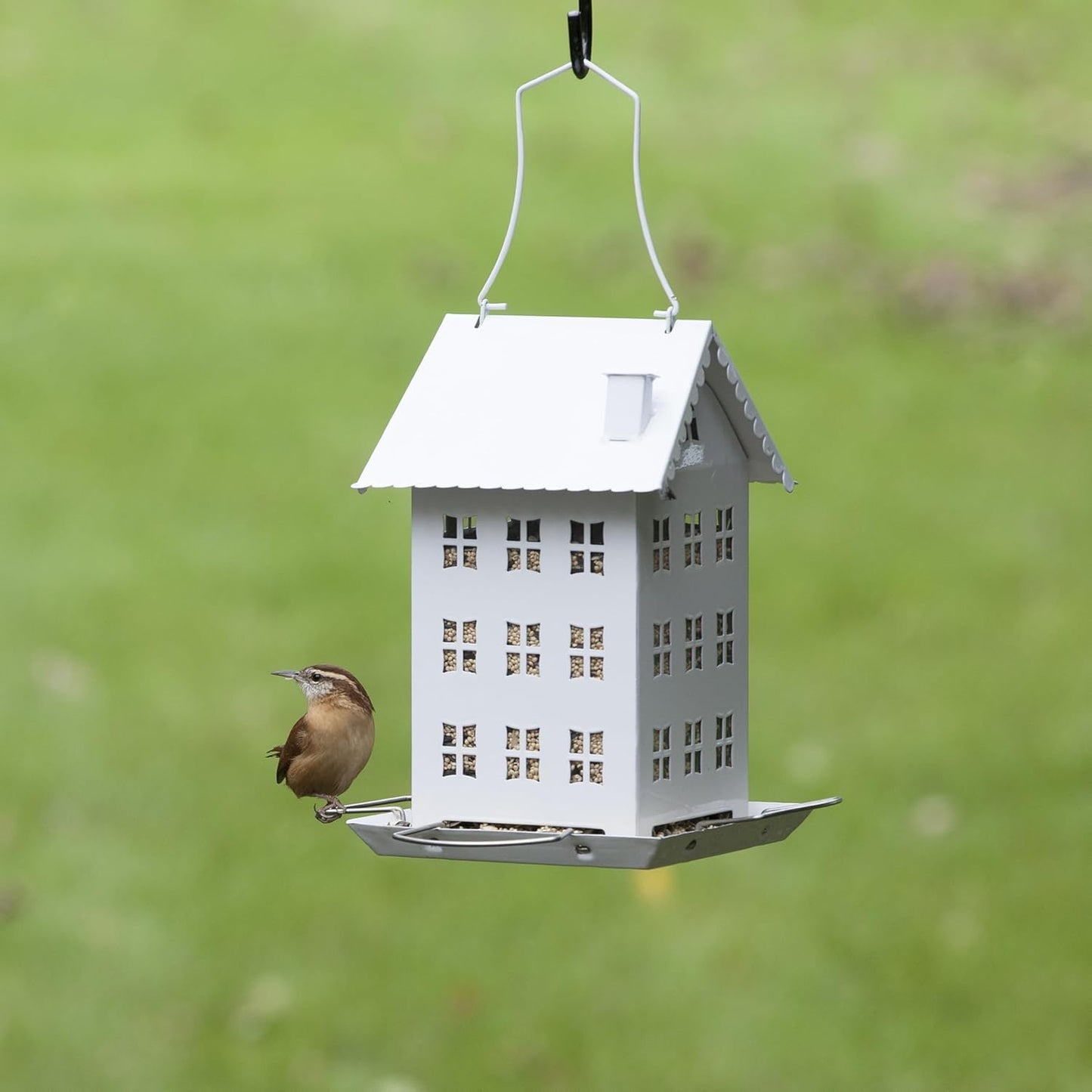 Perky-Pet Farmhouse Wild Bird Feeder - 2.8 lb Wild Bird Seed Capacity,