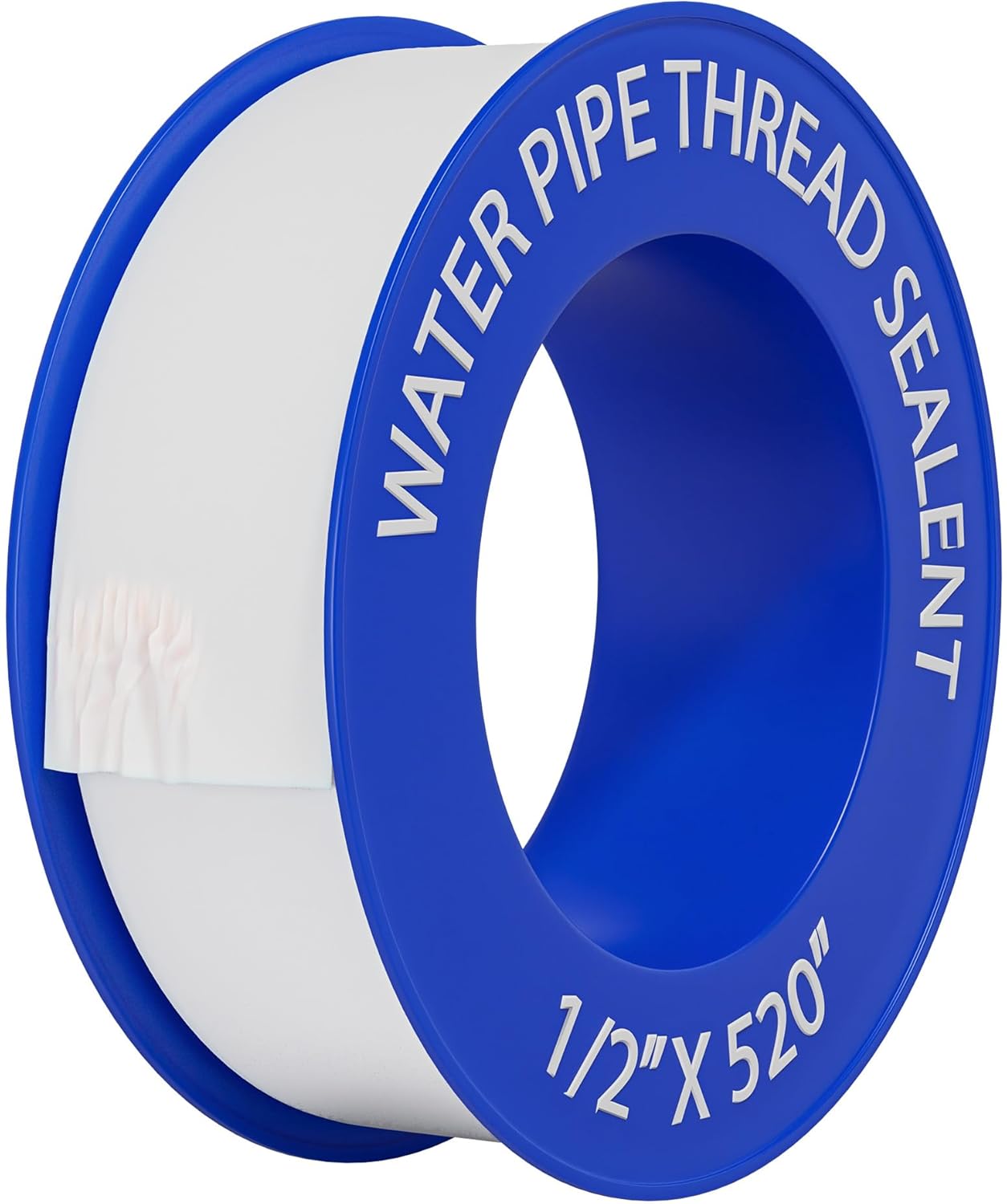Teflon Tape 4 Rolls 1/2 Inch(W) X 520 Inches(L) Teflon Duct Sealant Ta