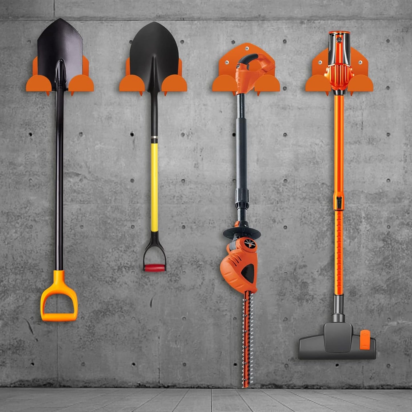 Garage Storage Garage Organizer Trimmer Rack Garden Power Tool Hanger for Grass Trimmer, Hedge Trimmer, Garages Wall, Garag Trimmer, Garden Tools, 3 Pack