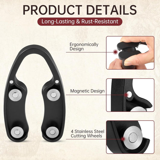 3 PCS Wine Foil Cutter, Foil Cutter for Wine Bottles, Wine Foil Cutter