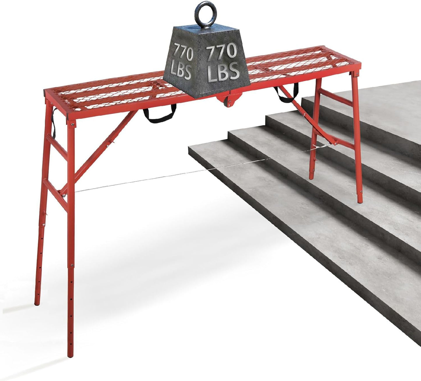 LEADALLWAY Scaffolding Platform 70(L) x15(W) x33(H) 770 Lbs Capacity F