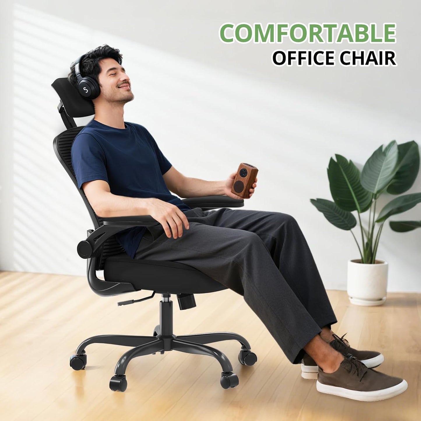 Office Chair Ergonomic Desk Chair, 330LBS Capacity, High Back Computer