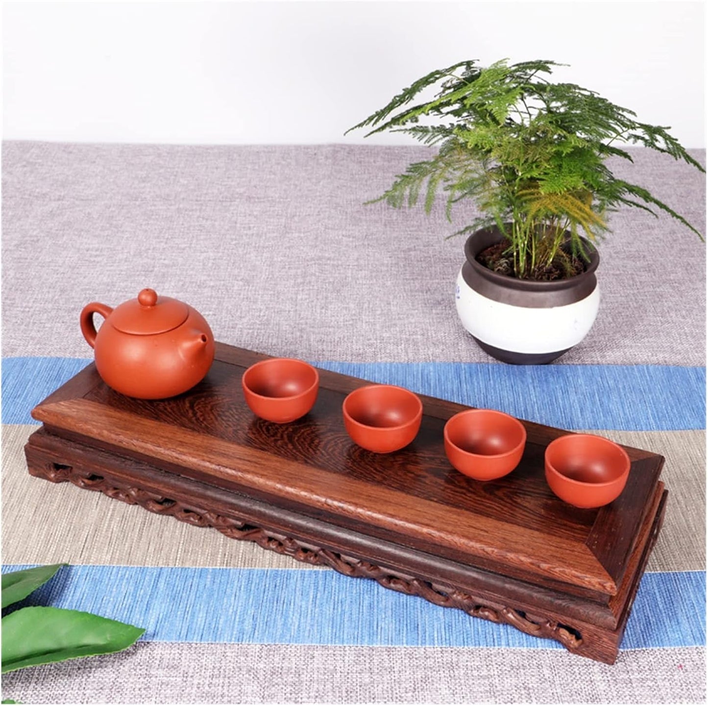 Vase Base Chicken Wing Wood Base Vase Plant Buddha Incense Burner Display Stand Crafts Antique Collectibles Pedestal Bonsai Display ?Base