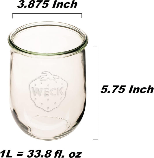 Weck Tulip Jar - Sour Dough Starter Jars for Sourdough - 1 x WECK 745