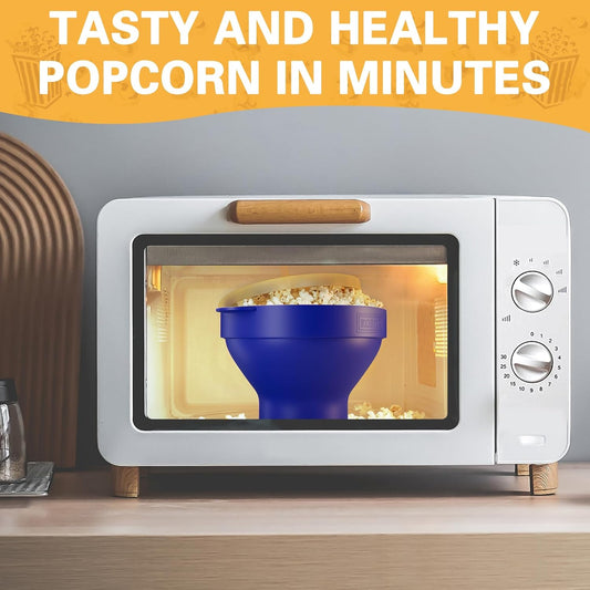 The Original Korcci Microwaveable Silicone Popcorn Popper, Microwave P