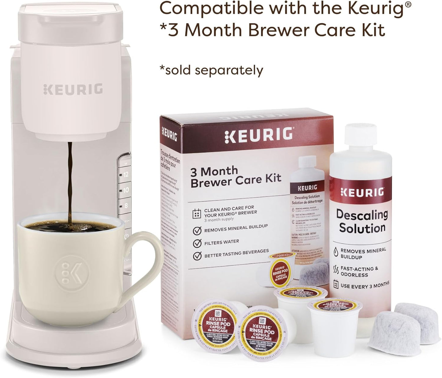 Keurig K-Express Single Serve K-Cup Pod Coffee Maker, 3 Brew Sizes, St