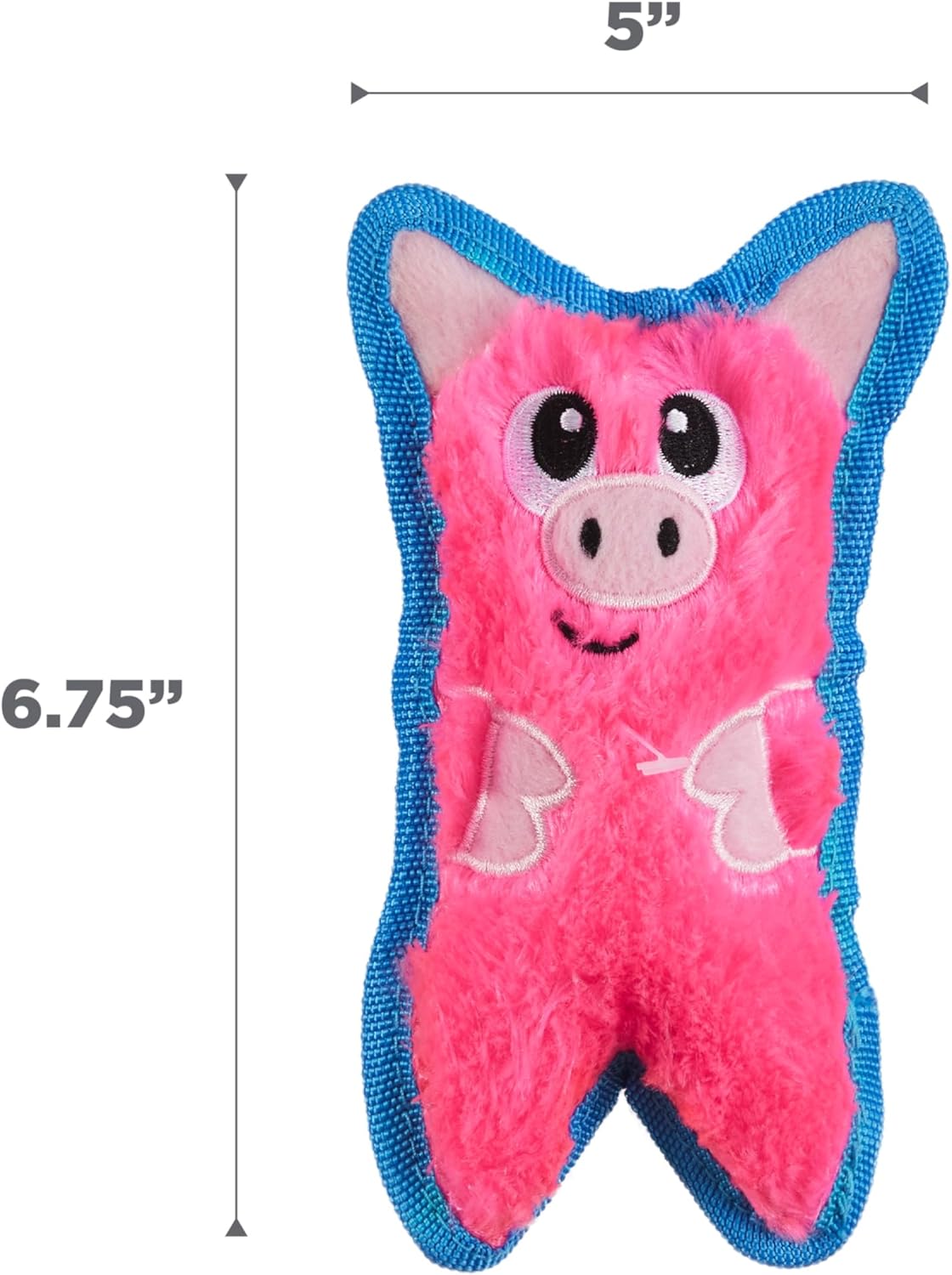 Outward Hound Durablez Minis – Squeaky Plush Dog Toy, No Stuffing for