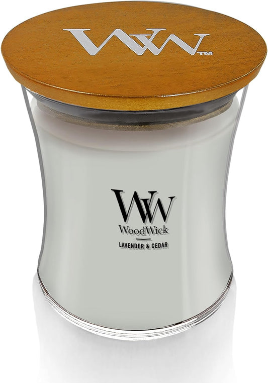 WoodWick Lavender & Cedar Holiday Candle Gifts for Women and Men, 9.7