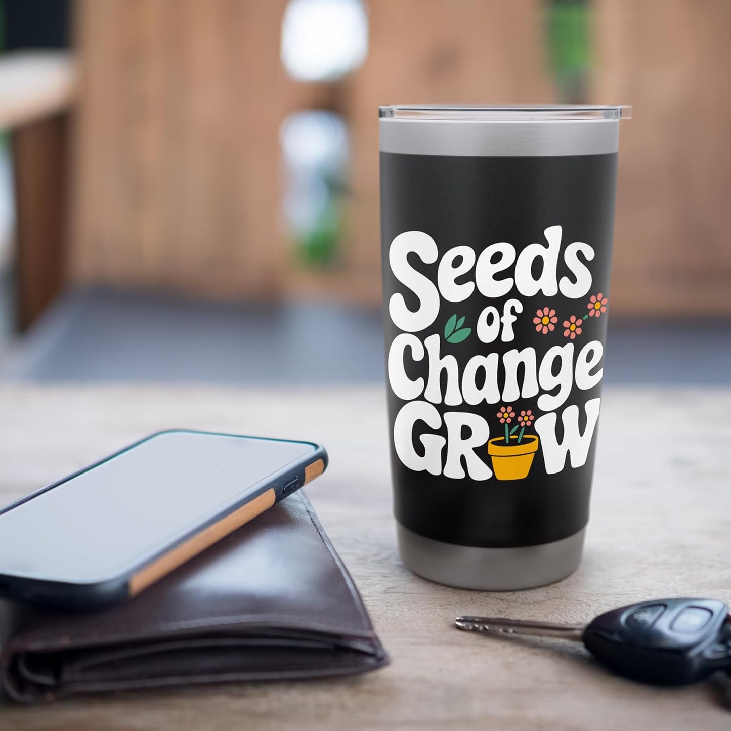 Inspiring Garden Lover Stainless Steel Insulated Tumbler