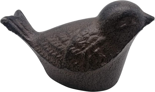 Comfy Hour 3.5" Heavy Duty Cast Iron Bird Figurine, Decorative Vintage