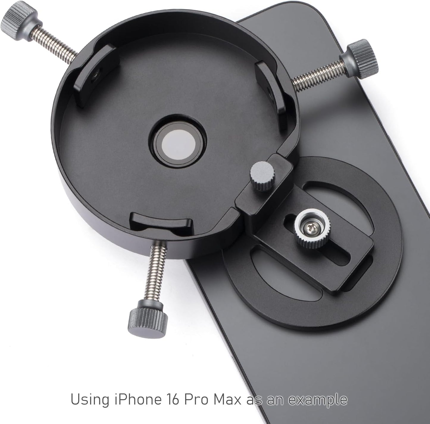 for Magsafe Digiscoping Adapter,Fits Telescope or Spotting Scope 2.5" Eyepiece Max,Magnetic Attachment for iPhone 12/13/14/15/16/17 Pro Max Magnetic Case