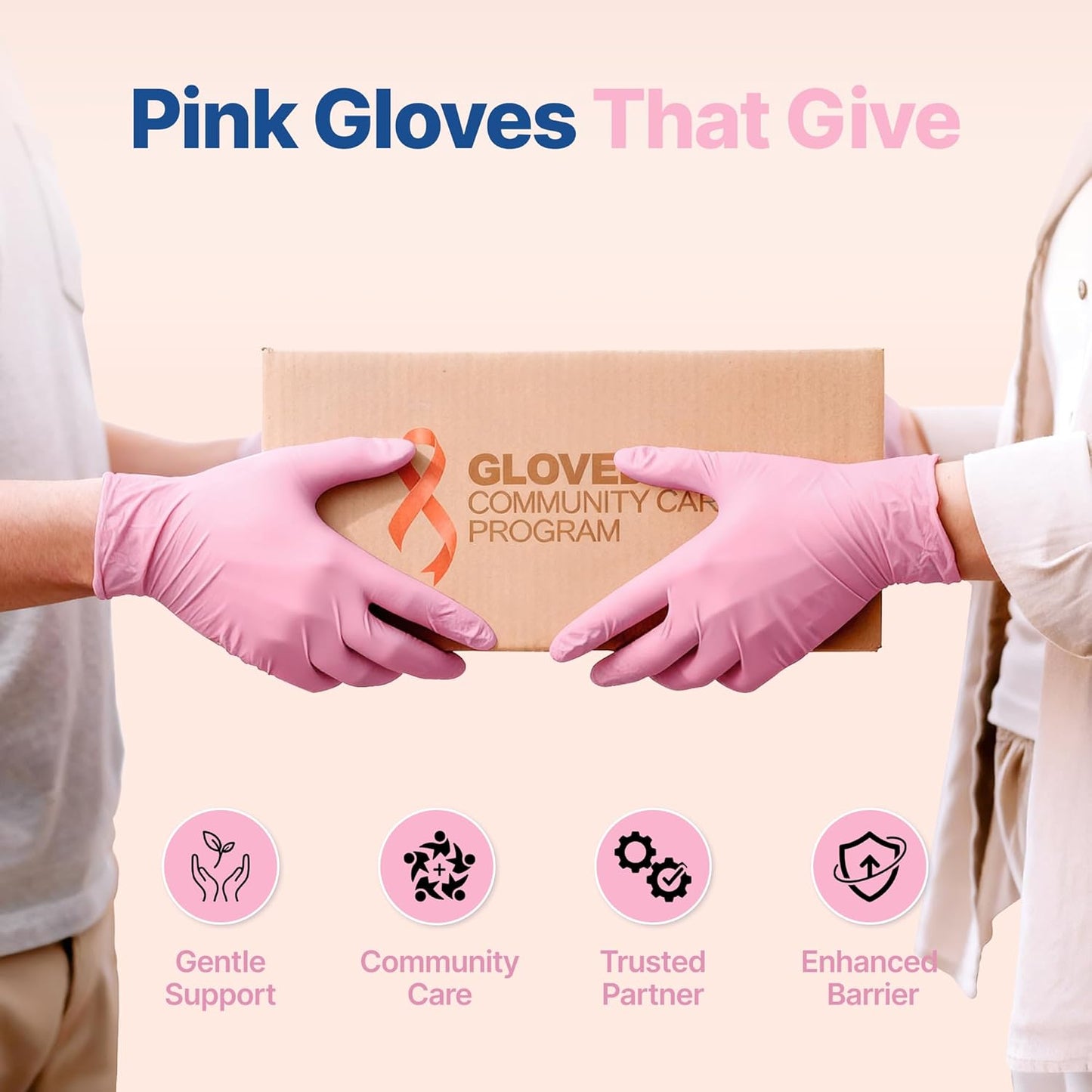 Schneider Nitrile Exam Gloves, 4-mil Medical Gloves Disposable Latex Free, Powder Free, Food Safe Glove for Examination