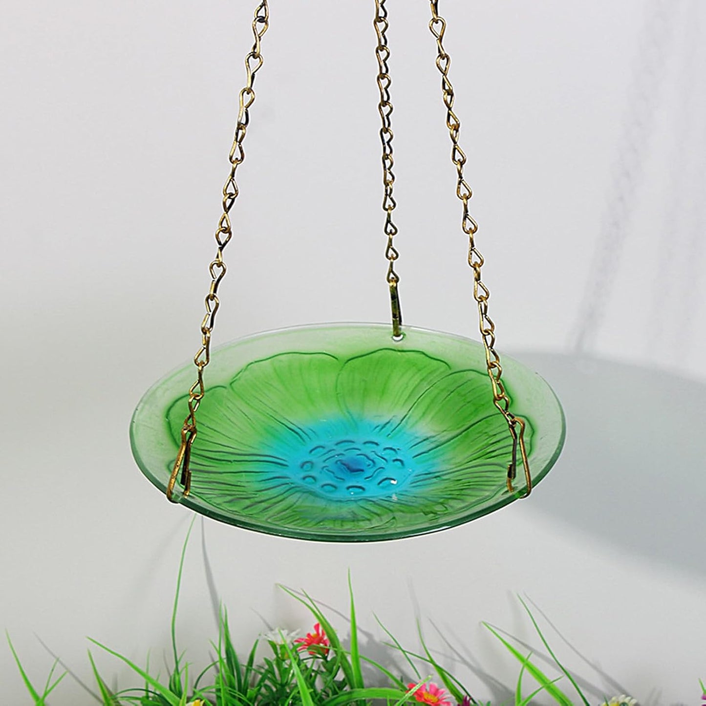 Bird Feeder,Floral Pattern Dish - Floral Pattern Window Bird Feeder,for Outdoor, Garden, Backyard, Porch, Park