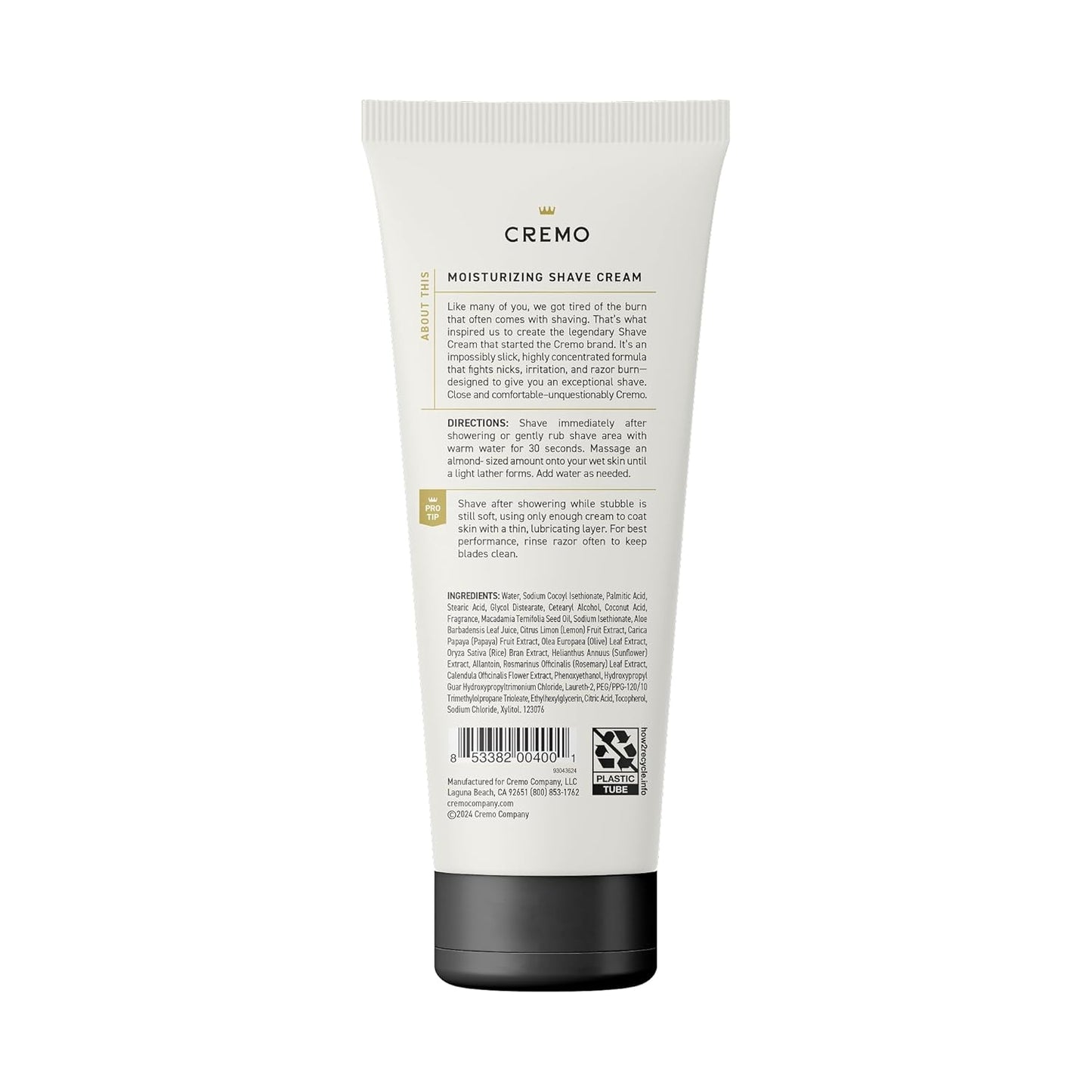 Cremo Original Shave Cream, Astonishingly Superior Ultra-Slick Shaving