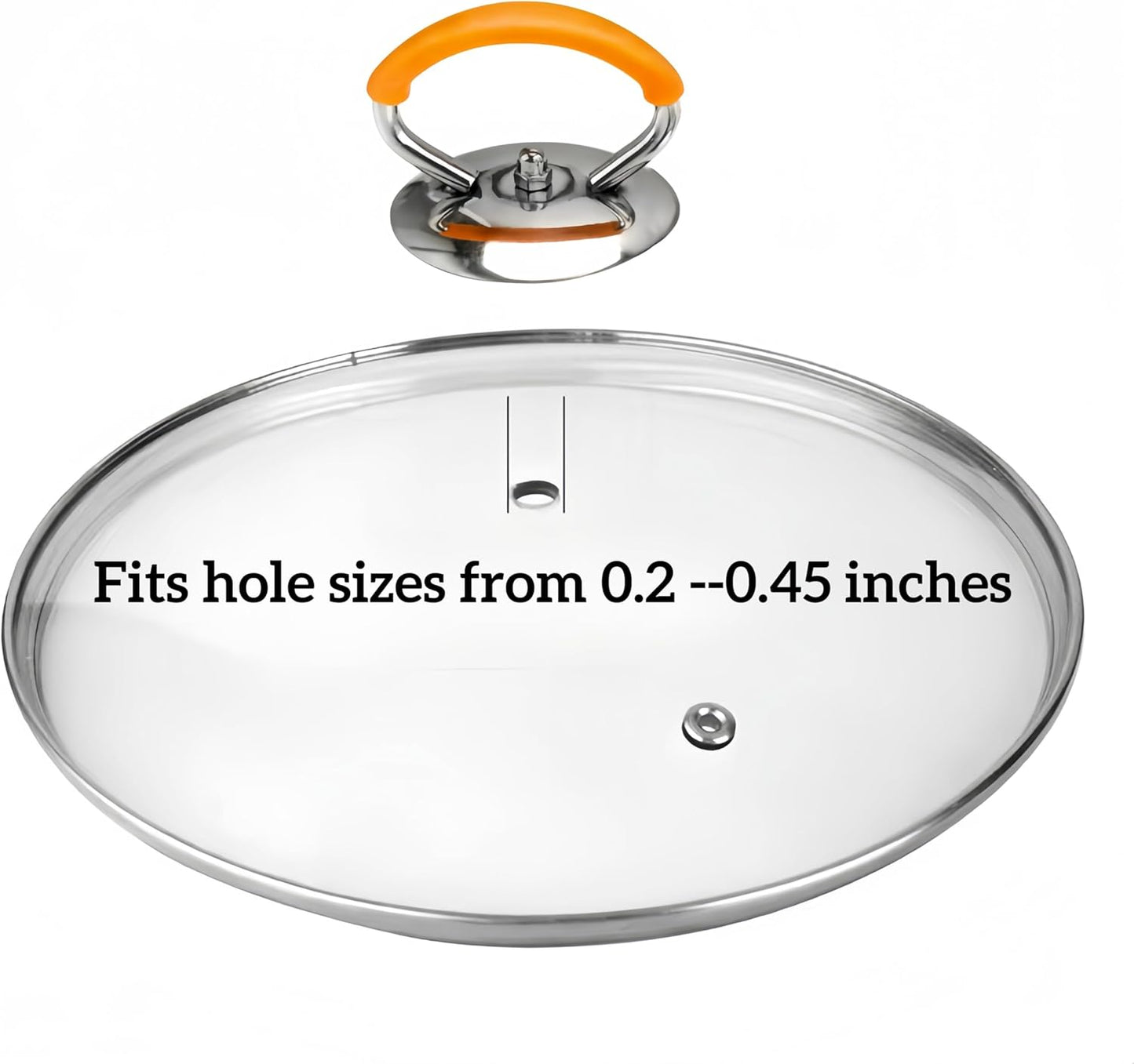 3Pcs Universal Crock Pot Lid Handle, Stainless Steel Heat Resistant Re