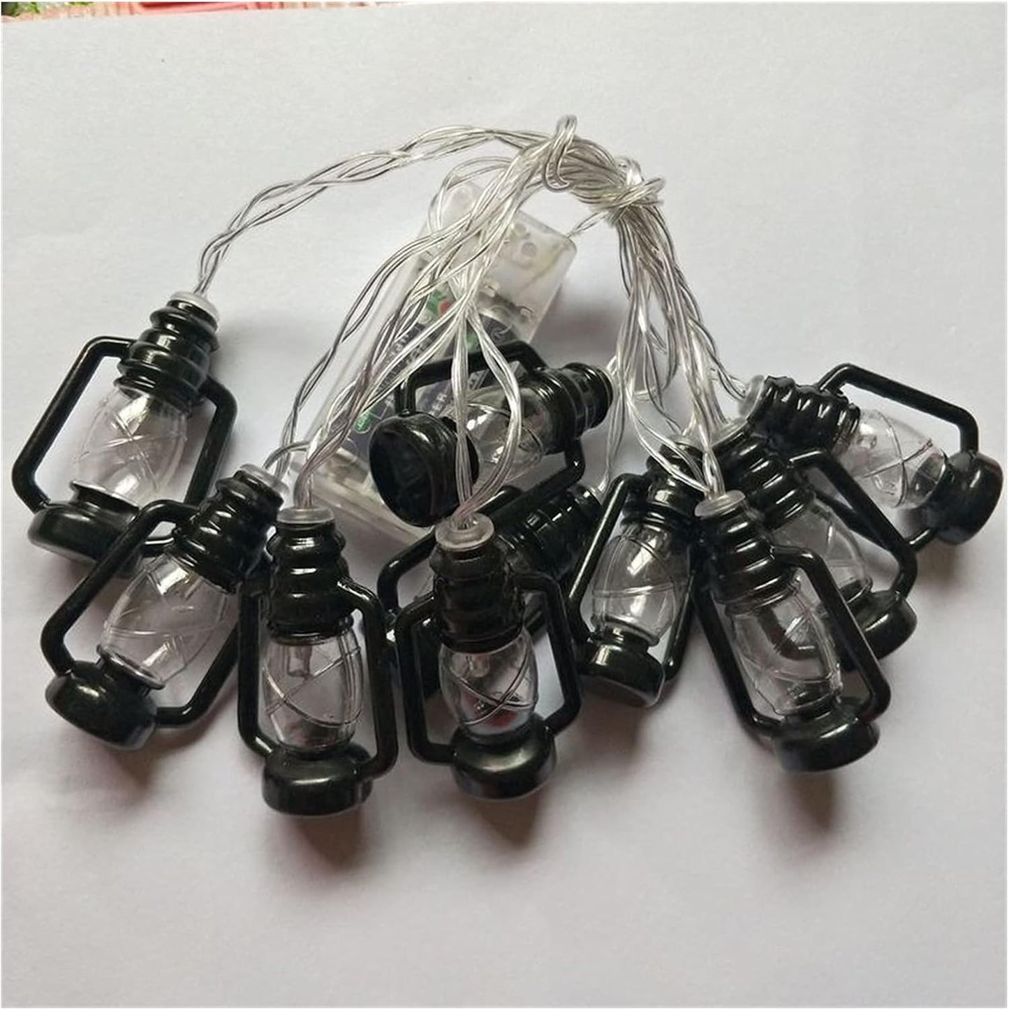 Retro Kerosene Lamp -Led Outdoor Solar Garland Light for Garland Fairy Batteries Lights Strings Home Decorative Christmas Light String (Emitting Color : Warm, Wattage : 6M 40LED)