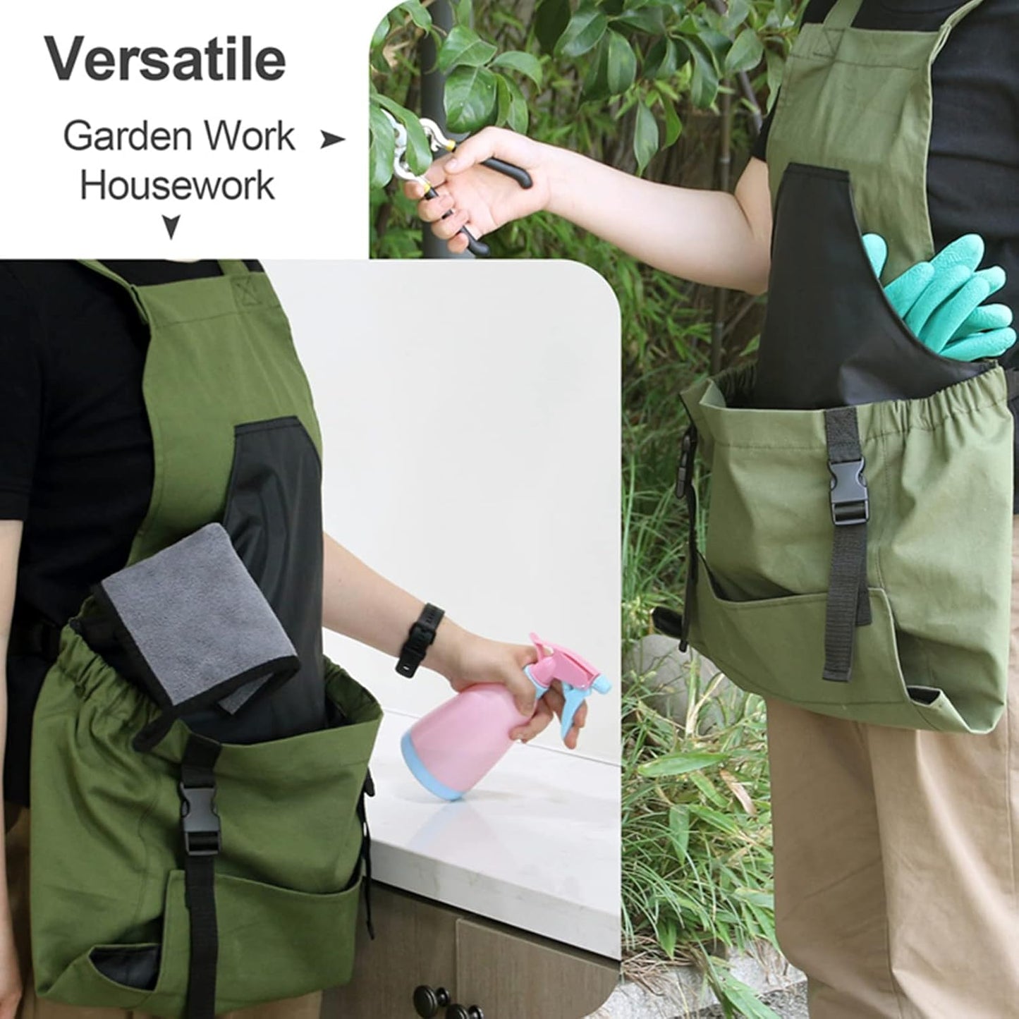 Quick Release Picking Bag Adjustable Harvest Garden Apron Storage Pouc